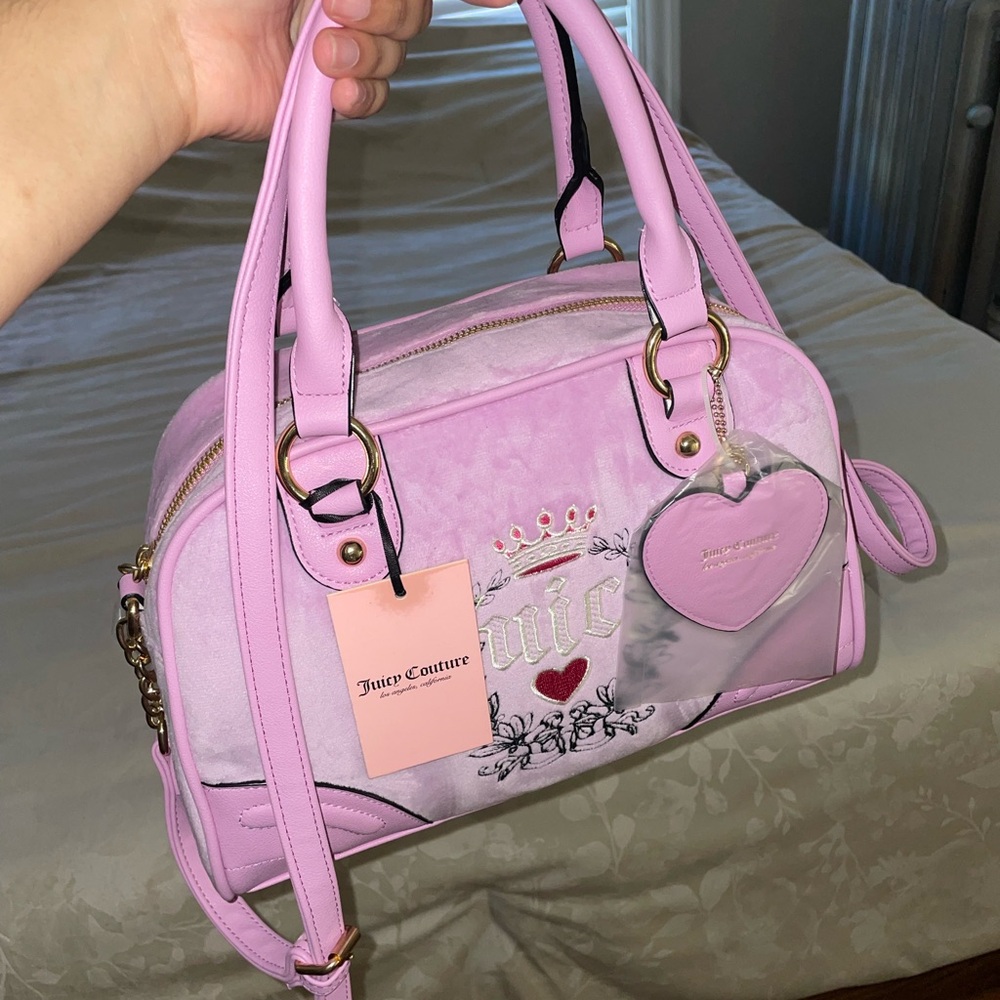 Juicy Couture Lavender Satchel Bag